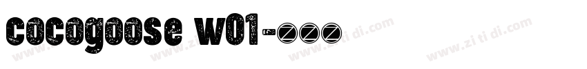 cocogoose w01字体转换